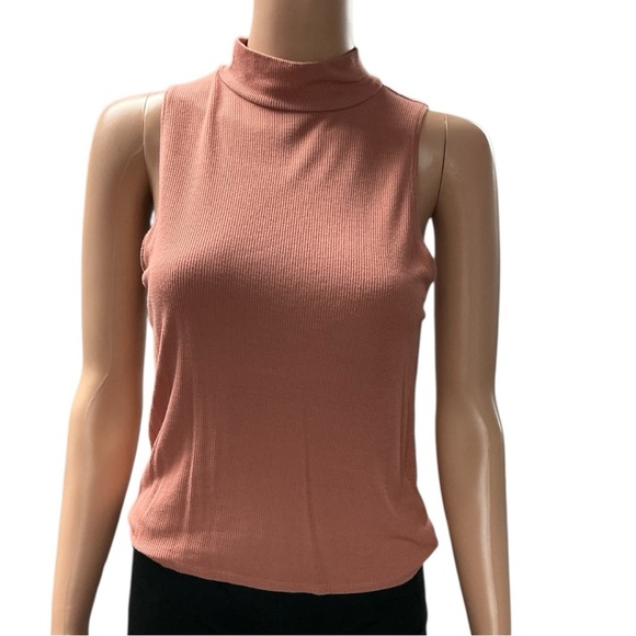 American Eagle Outfitters Tops - American Eagle Outfitters - EC -  Pink Fitted Soft & Sexy Ribbed Tank Top